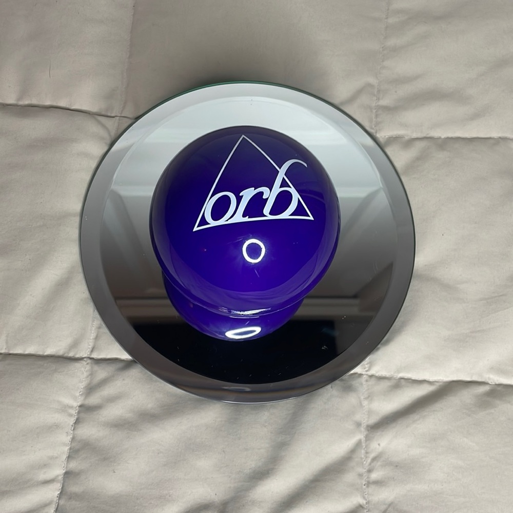 Purple orb magic 8 ball